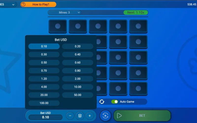 Customizing Mine Density and Calculating Cashout Probability