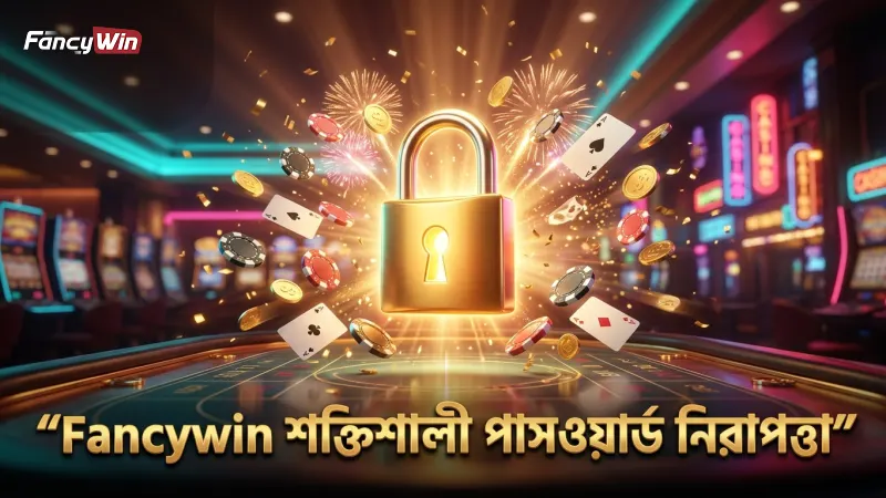 Fancywin পাসওয়ার্ড শক্তি বাড়িয়ে একাউন্ট সুরক্ষিত রাখে