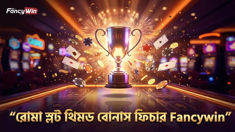 রোমা স্লটের থিমড ডিজাইন ও ইন্টারঅ্যাক্টিভ বোনাস ফিচার।