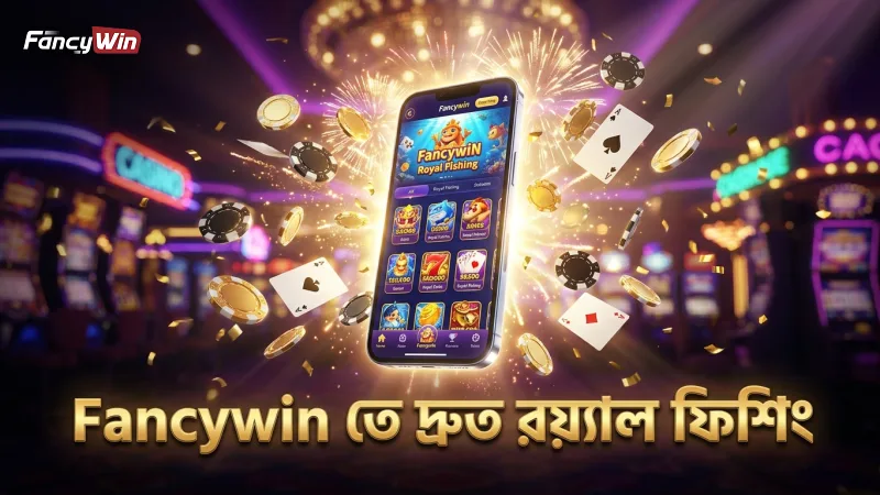 Fancywin প্ল্যাটফর্মে রয়্যাল ফিশিং দ্রুত গেমিং সুবিধা।